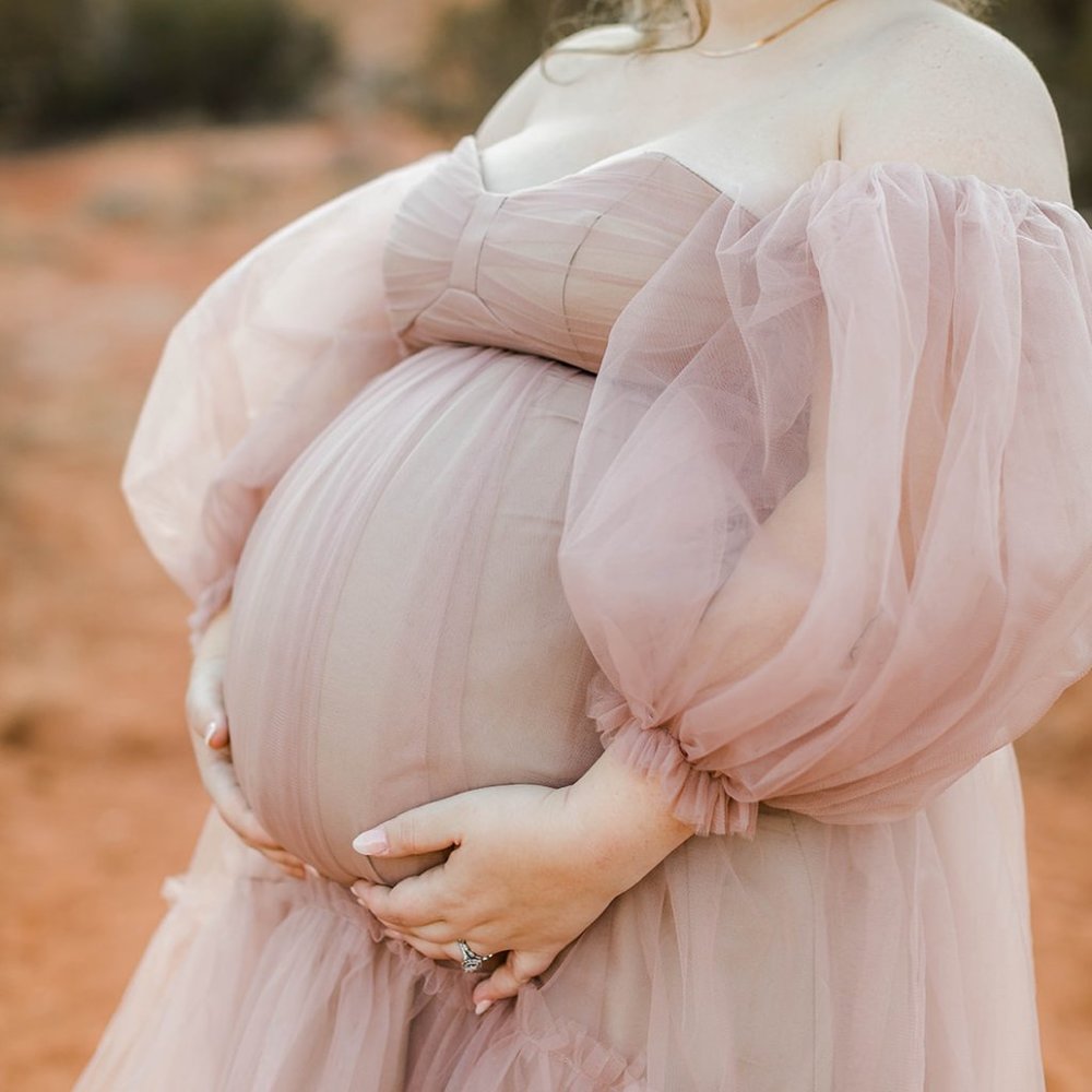 Tulle Maternity Dress
